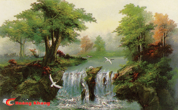 Tranh Núi - Nước - Phong Thuỷ